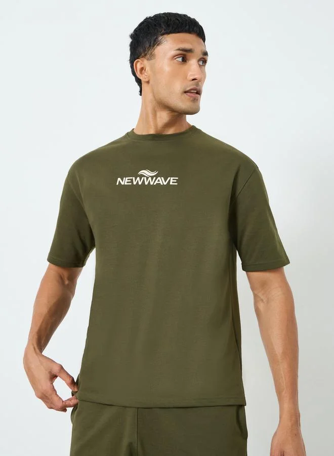 Styli Men Olive Green Oversized Shirt and Shorts Co-Ords